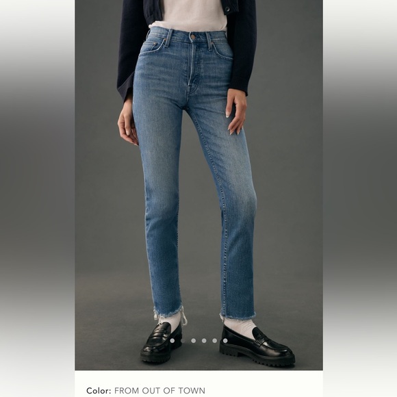 Mother Tomcat High-Rise Ankle Jean - Picture 1 of 11